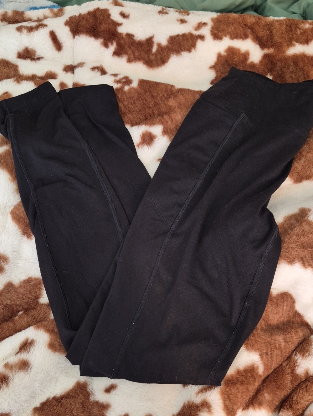 Victoria's Secret PINK Cozy Black Leggings Size S